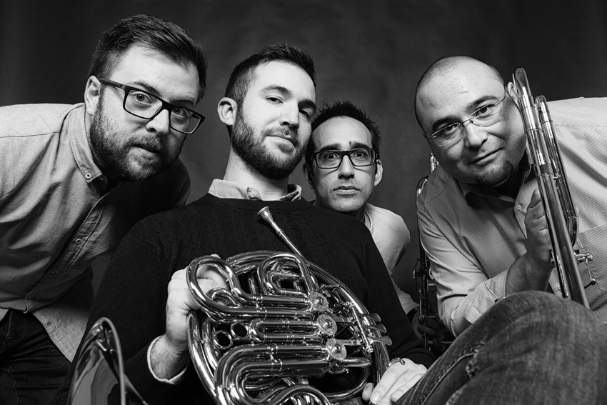 TetraBrass BCN Ensemble. Conciertos de Inverno. 26/03/2019. Jardín Botánico. 19.00h